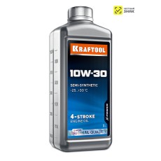 KRAFTOOL 10W-30, 1 л, полусинтетическое масло для 4-тактных двигателей (41513-1)
