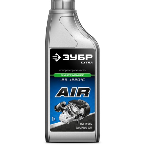 ЗУБР 1 л, компрессорное минеральное масло, EXTRA (70631-1)