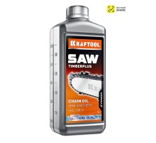 KRAFTOOL TimberPlus, 1 л, цепное полусинтетическое масло для бензо и электропил (41521-1)
