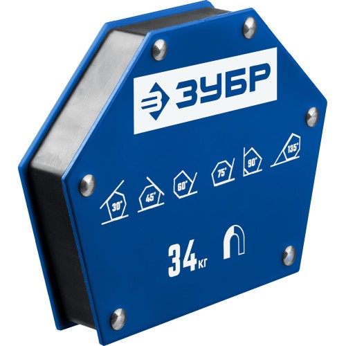 ЗУБР УМ-6, 34 кг, угольник магнитный для сварочных работ, Профессионал (40055-34)