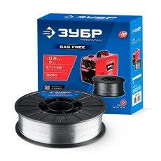 ЗУБР П-СП, d 0.8 мм, 5 кг, порошковая сварочная проволока (с флюсом), тип E71T-GS, Профессионал (40080-0.8-5)