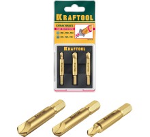 KRAFTOOL 3 шт, набор экстракторов поврежденного крепежа (26770-H3)