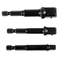 KRAFTOOL 3 шт, набор адаптеров для торцовых головок (26775-H3)