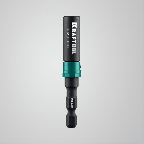 KRAFTOOL SLIM & LOCK, 68 мм, быстросъемный ударный адаптер для шуруповертов (26783-68)