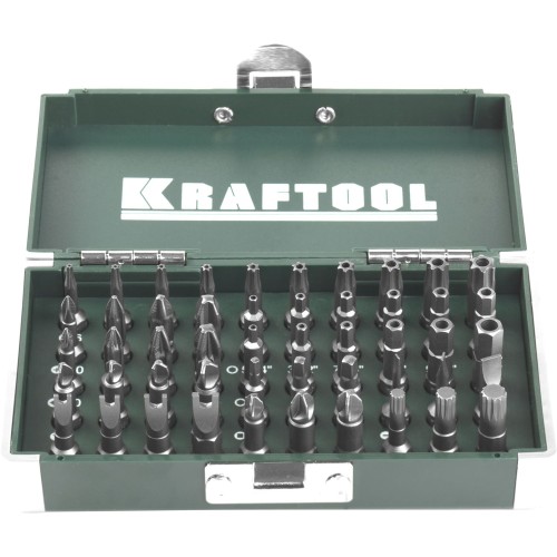 KRAFTOOL X-Drive, 50 шт, набор кованых торсионных бит (26065-H50)