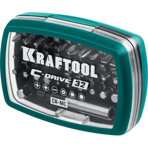 KRAFTOOL C-Drive 32, 32шт, набор многофункциональных бит (26067-H32)