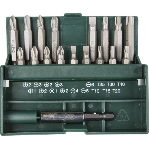 KRAFTOOL 18 шт, с магнитным адаптером, набор бит (26131-H18)