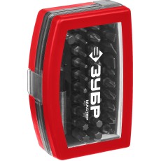 ЗУБР МХ-32, 32 шт, набор бит с магнитным адаптером (26393-H32)