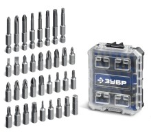 ЗУБР Профи 35 предм., система стыковки Z-БОКС, набор бит, Профессионал (26394-H35)