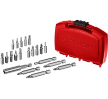 ЗУБР биты ″МХ-21″, CR-V, с магнитным адаптером, набор в компактном ударопрочном боксе (26600-H21)