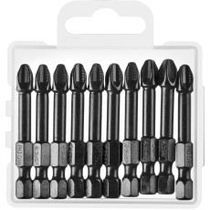 ЗУБР PH3, 10 шт, 50 мм, ударные биты, Профессионал (26021-3-50-S10)