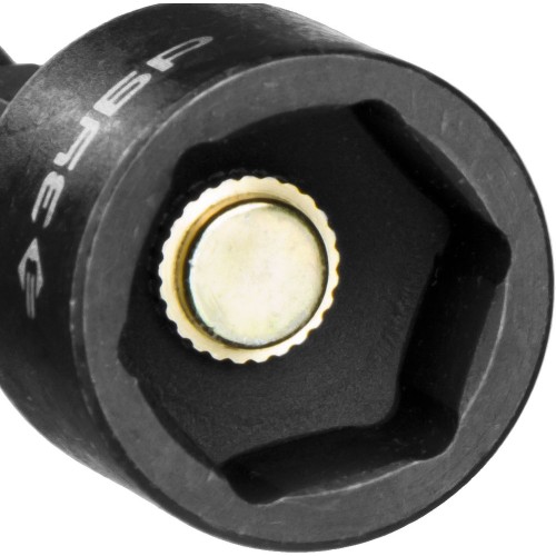 ЗУБР 10 мм, 50 мм, магнитная, ударная бита с торцевой головкой, Профессионал (26375-10)