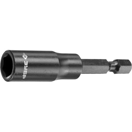 ЗУБР 8 мм, 60 мм, удлиненная, ударная бита с торцевой головкой, Профессионал (26377-08)