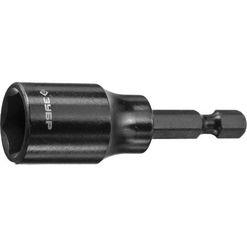 ЗУБР 13 мм, 60 мм, удлиненная, ударная бита с торцевой головкой, Профессионал (26377-13)