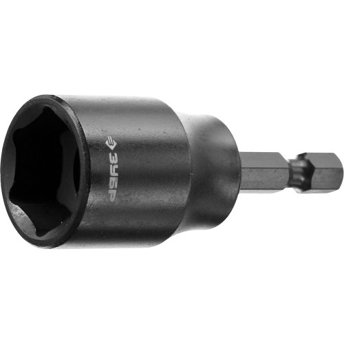 ЗУБР 17 мм, 60 мм, удлиненная, ударная бита с торцевой головкой, Профессионал (26377-17)