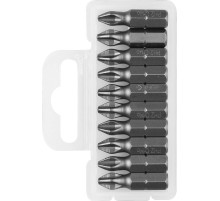 ЗУБР 10 шт, PH2, 25 мм, кованые биты (26001-2-25-10)
