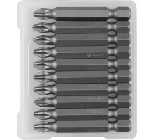 ЗУБР 10 шт, PH2, 50 мм, кованые биты (26001-2-50-10)