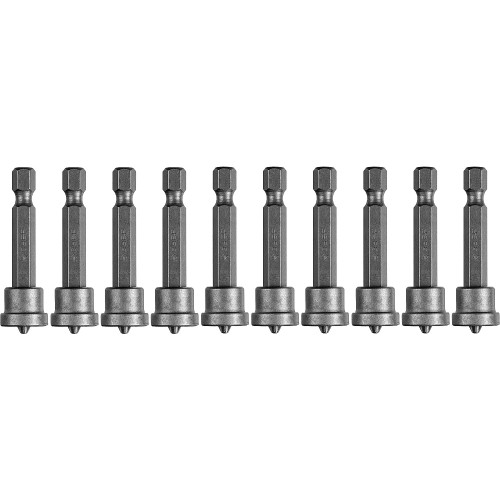 ЗУБР 10 шт, PH2, 50 мм, биты с ограничителем (26002-2-50-10)