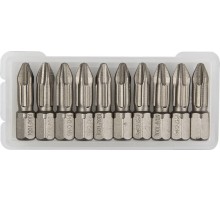 KRAFTOOL X-Drive PH2, 25 мм, 10 шт, торсионные биты (26121-2-25-10)