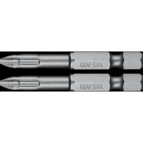 KRAFTOOL X-Drive PH2, 50 мм, 2 шт, торсионные биты (26121-2-50-2)