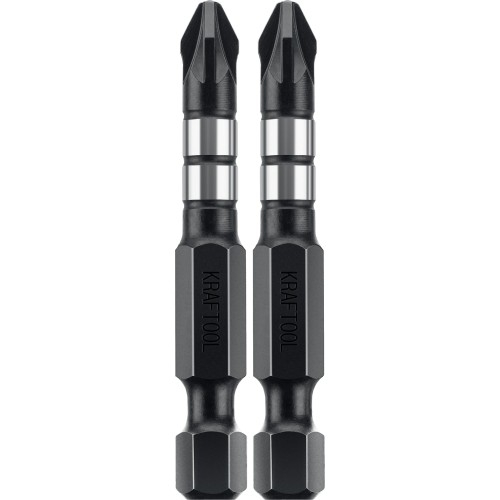 KRAFTOOL Impact PZ 2, 50 мм, 2 шт, ударные биты (26193-2-50-S2)