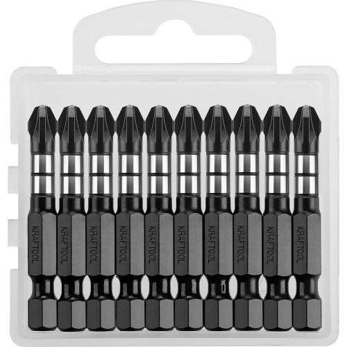 KRAFTOOL Impact PZ3, 50 мм, 10 шт, ударные биты (26193-3-50-S10)