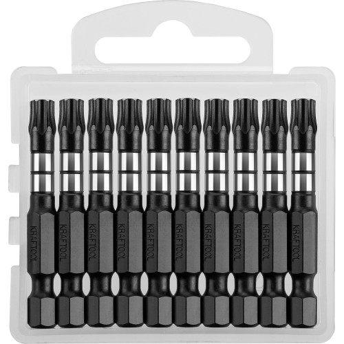 KRAFTOOL Impact TX30, 50 мм, 10 шт, ударные биты (26195-30-50-S10)