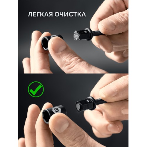 KRAFTOOL CLEAN “Nut driver”, 10 мм, бита с торцовой головкой (26371-10)