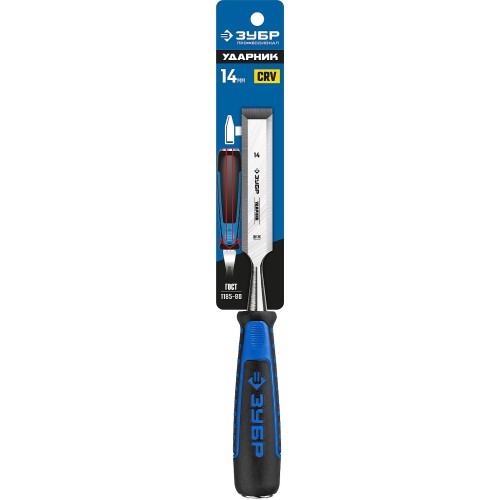 ЗУБР Ударник, 14 мм, стамеска-долото, Профессионал (18097-14)