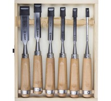 ЗУБР Классик, СТ-500, 6 предм, набор стамесок - долот (18096-H6)