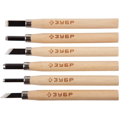 ЗУБР 6 предм, фигурные резцы, Профессионал (18375-H6)
