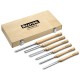 KRAFTOOL Grand-6 6 предм., набор токарных резцов по дереву (18368)