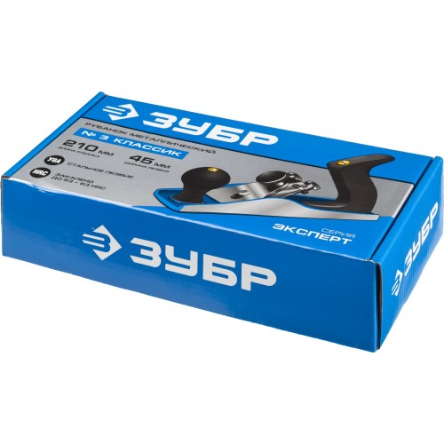 ЗУБР 210 х 55 мм, №3, металлический рубанок, Профессионал (18500)