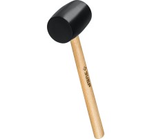 ЗУБР 340 г, чёрная, резиновая киянка (2050-55)