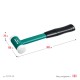 KRAFTOOL Dead Blow, 30 мм, 450 г, безынерционный молоток (2078-30)