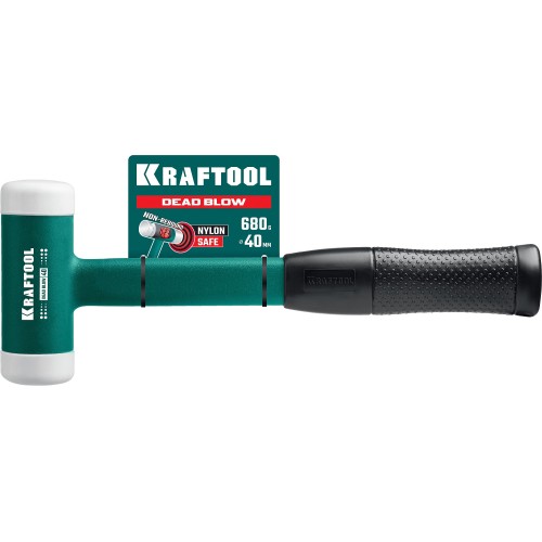 KRAFTOOL Dead Blow, 40 мм, 680 г, безынерционный молоток (2078-40)