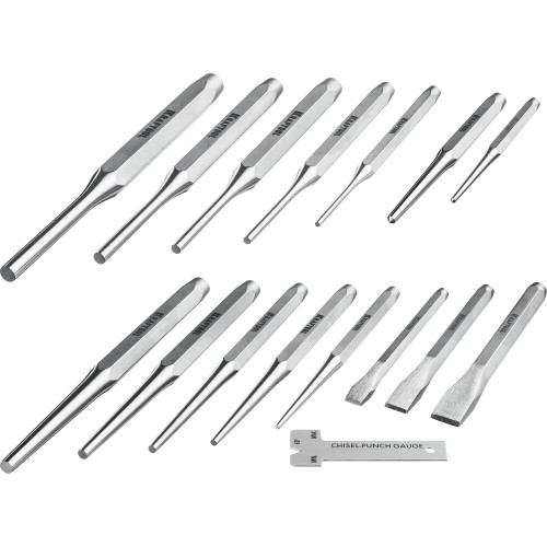 KRAFTOOL Grand-15, 15 предметов, набор зубил и кернеров (21075-H15)