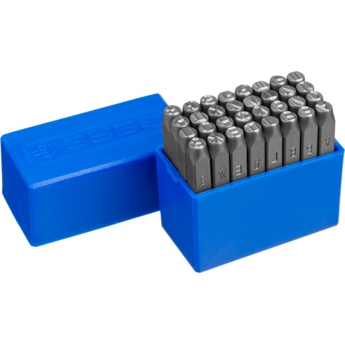 ЗУБР 6 мм, кириллица, штамповочные буквенные клейма, Профессионал (21503-06)