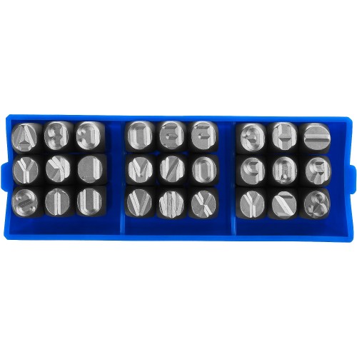 ЗУБР 8 мм, латиница, штамповочные буквенные клейма, Профессионал (21505-08)