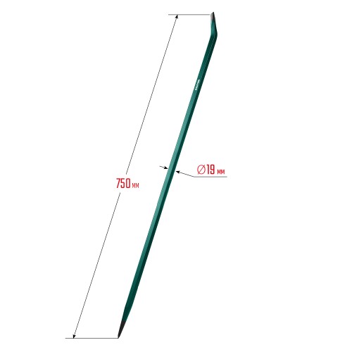 KRAFTOOL 750 мм, 19 мм, монтажный лом (21807-75)
