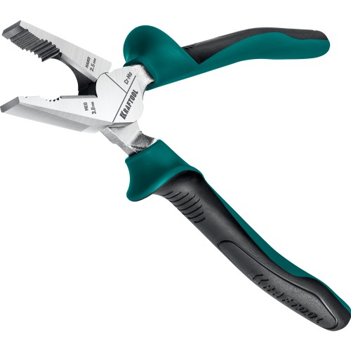 KRAFTOOL KraftMax, 200 мм, комбинированные плоскогубцы с эксцентриковым шарниром (22011-1-20)