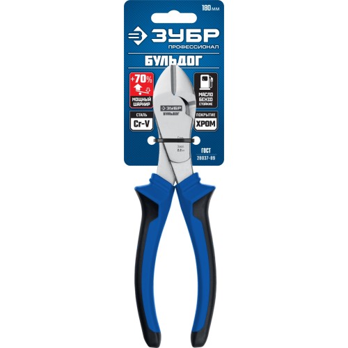 ЗУБР 180 мм, усиленные бокорезы, Профессионал (2201-6-17)