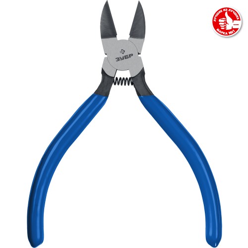 ЗУБР Бульдог, 125 мм, для пластика и меди, мини бокорезы, Профессионал (22175-8-15)