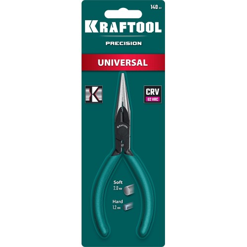 KRAFTOOL Kraft Mini, 140 мм, прецизионные тонкогубцы (220017-3-14)
