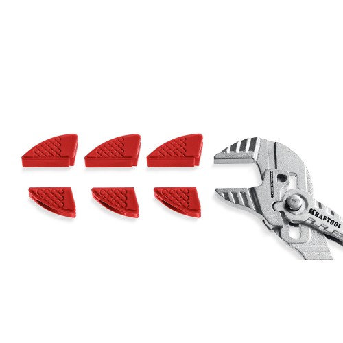 KRAFTOOL Vise-Wrench сменные защитные накладки на губки, для клещей 180 мм, набор из 3-х пар (22066-S3)