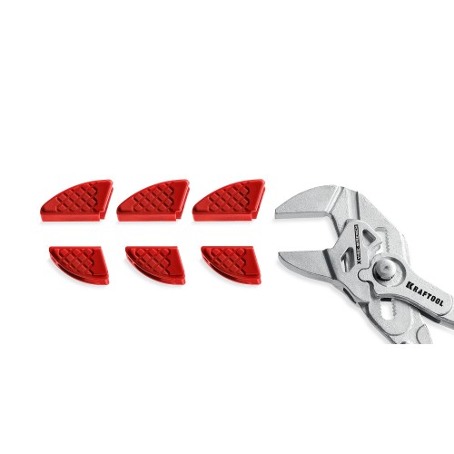 KRAFTOOL Vise-Wrench сменные защитные накладки на губки, для клещей 250 мм, набор из 3-х пар (22067-S3)