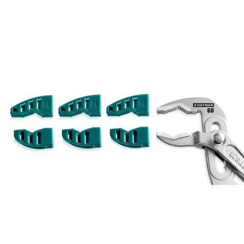 KRAFTOOL KAYMAN сменные защитные накладки на губки, для клещей 250 мм, набор из 3-х пар (22354-S3)