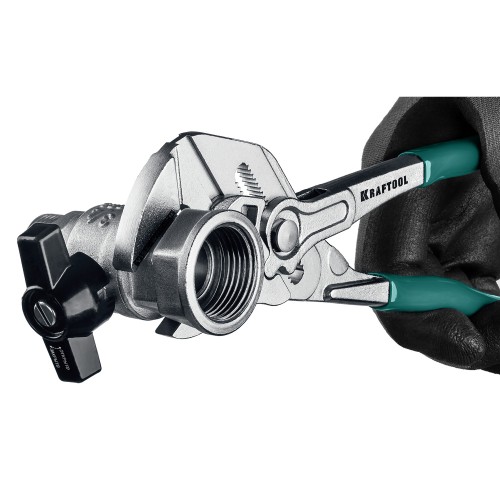 KRAFTOOL Vise-Wrench, 250 мм, клещи переставные-гаечный ключ (22065)