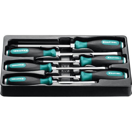 KRAFTOOL Impact, 6 шт, набор ударных отверток (25025)