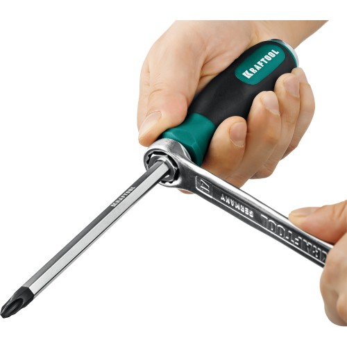 KRAFTOOL Impact, 6 шт, набор ударных отверток (25025)